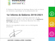 Impresos Villaseñor - Invitación corporativa - Municipal